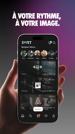 développement d'une application de fitness