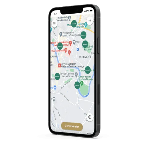Application Boxroad sur Smartphone