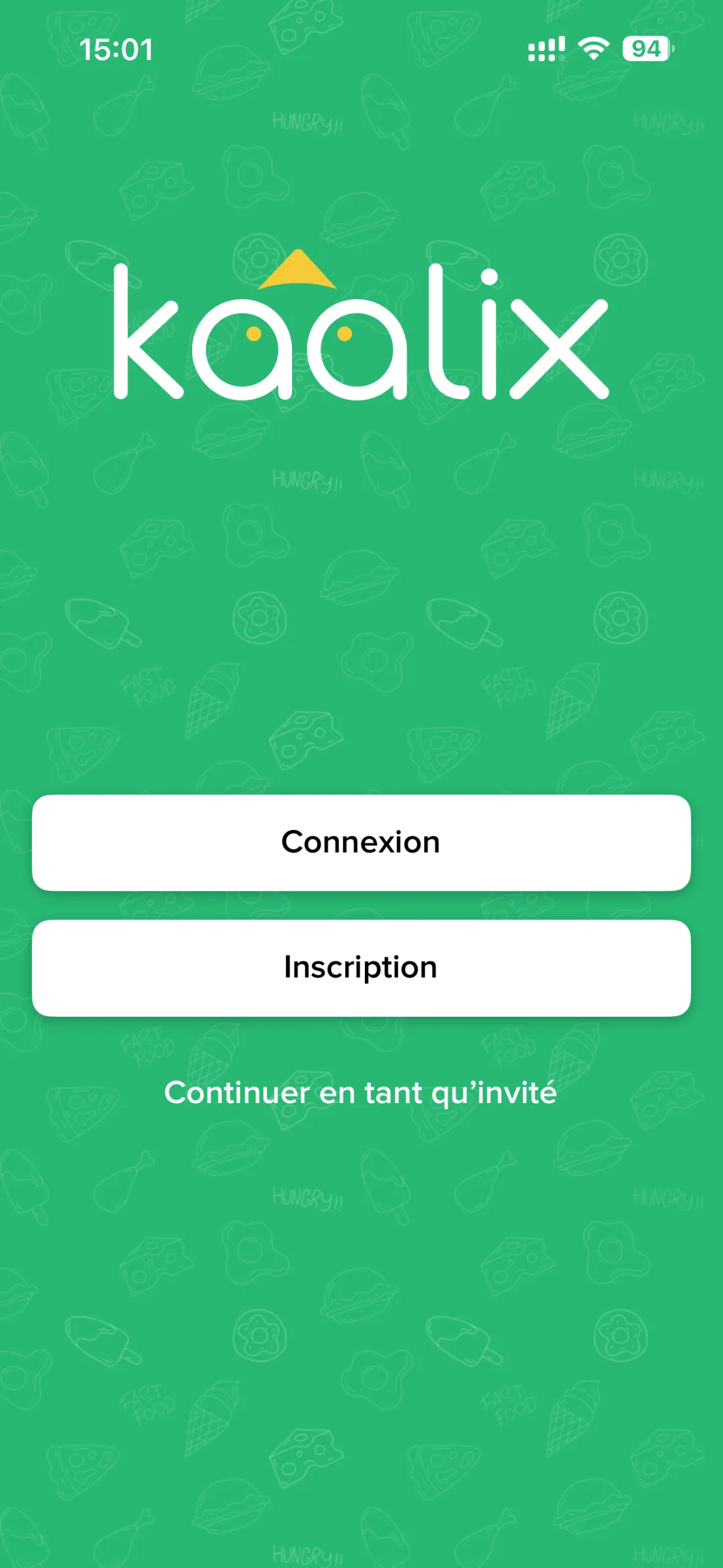 Interface de l'application de livraison Kaalix développée sur-mesure avec optimisation GPS
