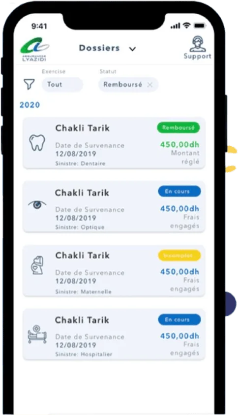Application Lyazidi sur Smartphone