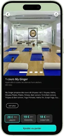 Application Swet sur Smartphone
