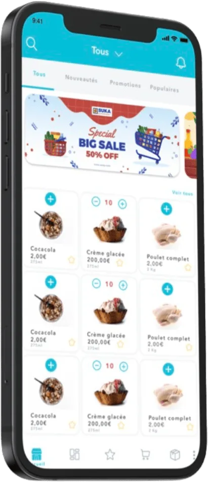 Application Wislow sur Smartphone